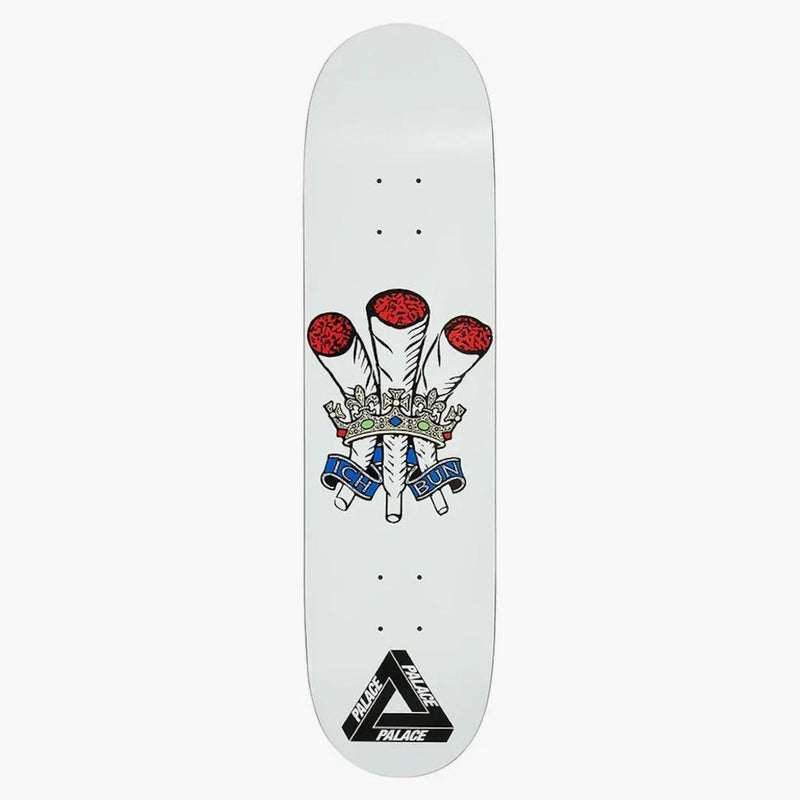 Palace I Bun 8 Skateboard Deck White
