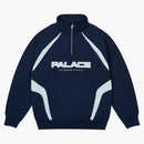 Palace International 1/4 Zip Navy