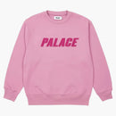 Palace iridident Applique Crew Ultra Mauve
