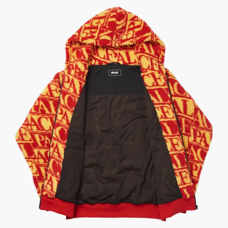 Palác J -ar Fleece Jacket Red/Yellow