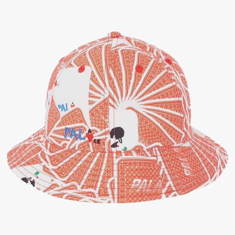 Palace JCDC Cards Bucket ma czerwony