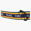 Palace K-Way Dog Collar Navy/Yellow Stripe