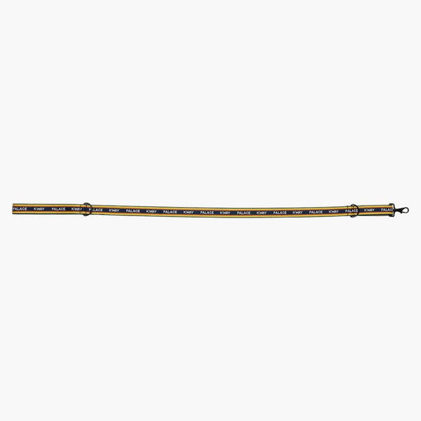 Palace K-Way Dog Leash Navy/Yellow Stripe