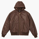 Palace Leather Bossy Jacket Brown