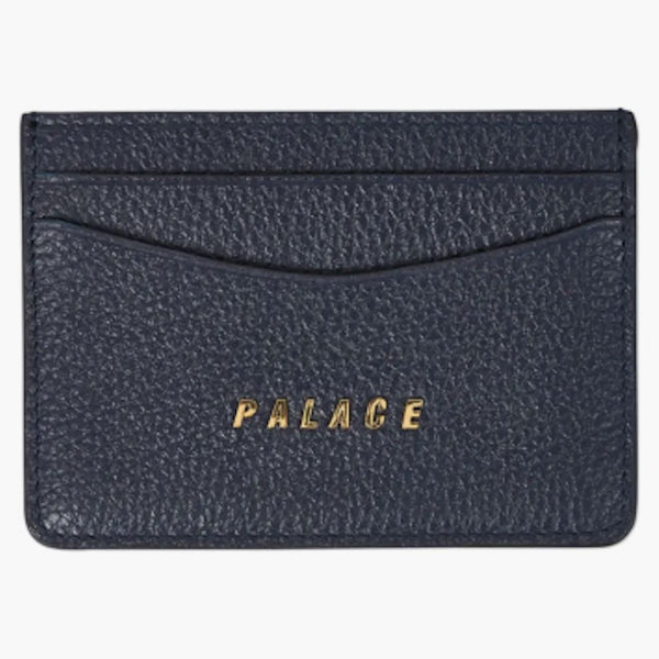 Palace Leather Card Holder Navy