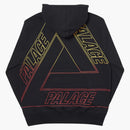 Palace Linear Triple Fade Hood Black