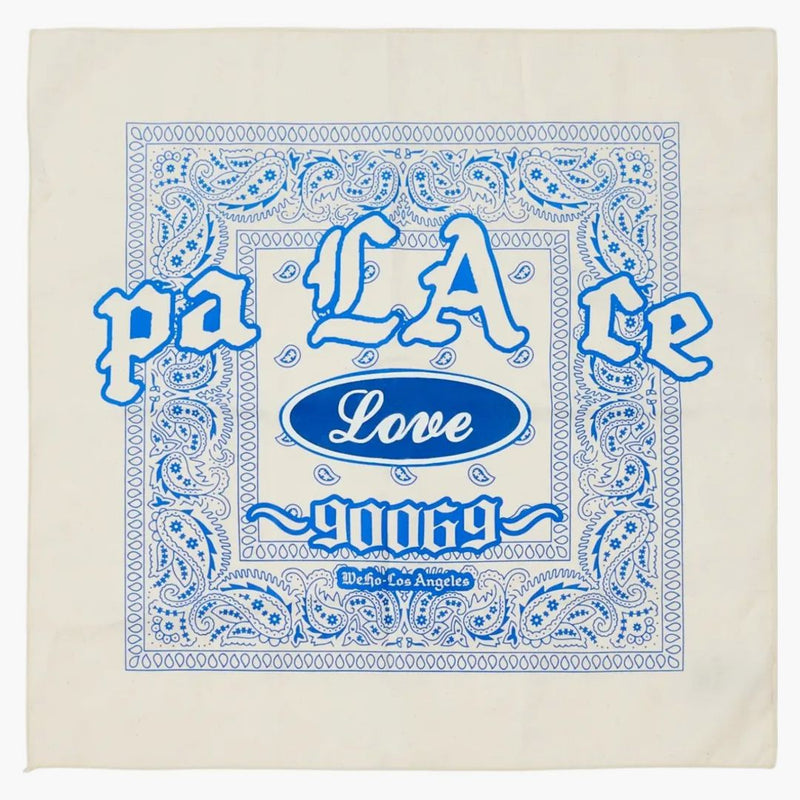 Palace Logo Bandana White