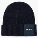 Palace London Waffle Beanie Navy