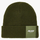 Palace London Waffle Beanie The Deep Green