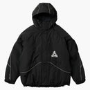 Bunda s kapucí paláce černá