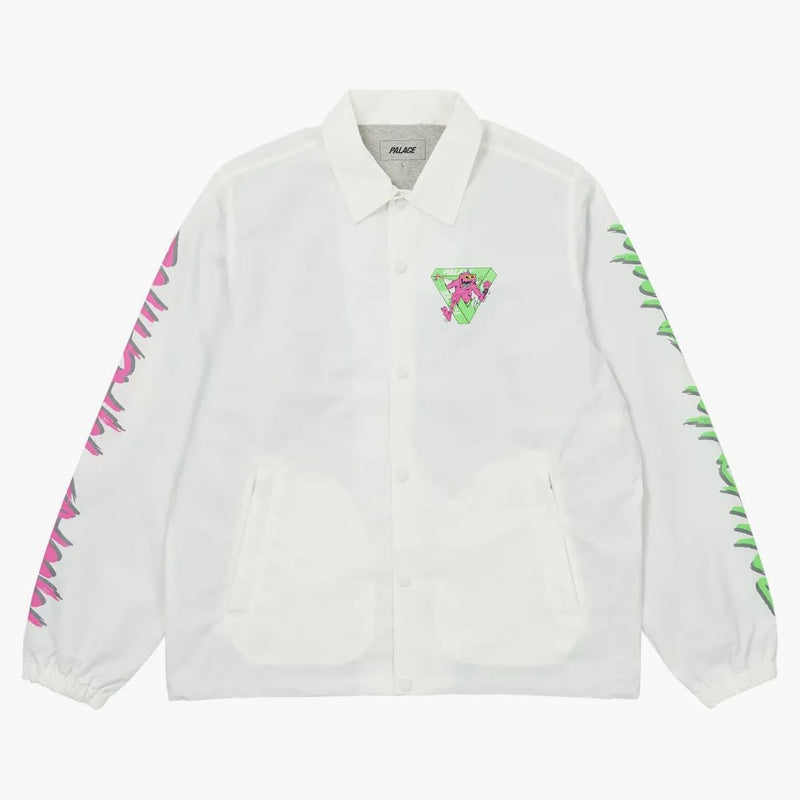 Palace M-zone Mutant Ripper Coach Jacket White