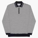 Palace Macro P Heavy Zip Top Black/white