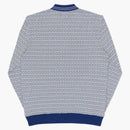 Palace Macro P Heavy Zip Top Blue/White