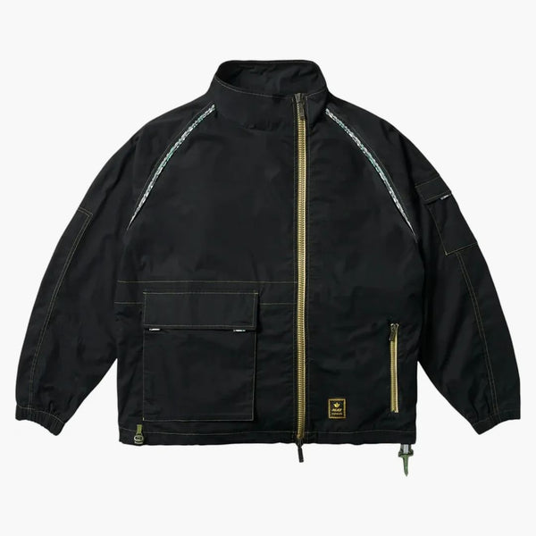 Palác Maharishi Asymmetric Track Jacket Black