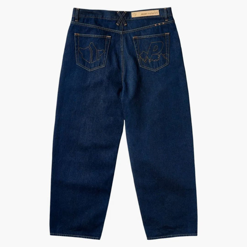 Palác Maharishi Baggy Denim Jean Indigo