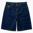 Palace Maharishi workowate dżinsowe krótkie indygo