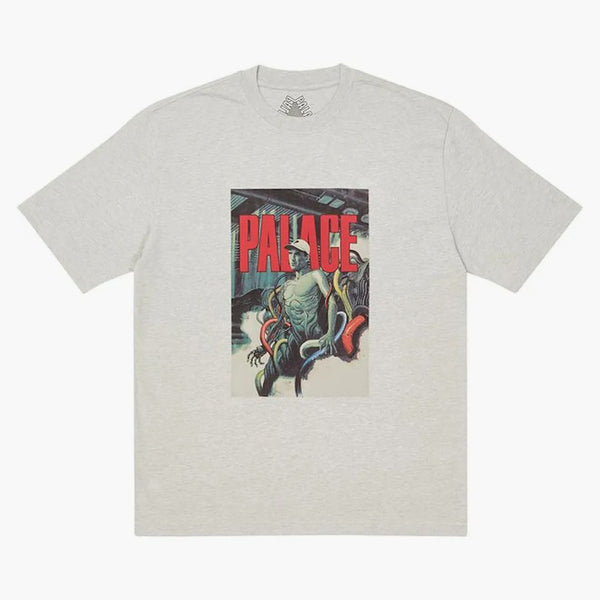Palats mangas t-shirt grå marl
