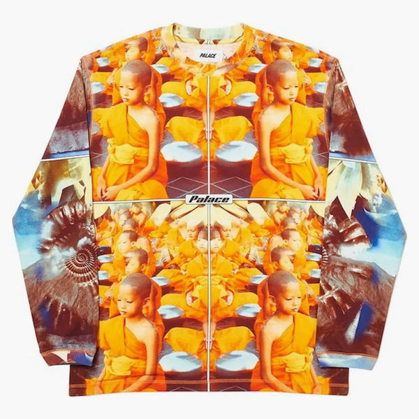 Palace mantra longsleeve oranžová