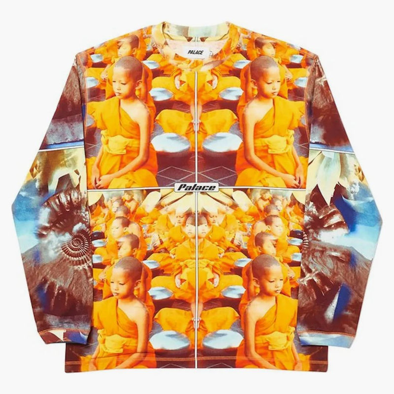 Palace mantra longsleeve oranžová