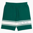 Palace Marina Stripe Pique Shorts White/zielony