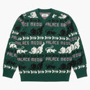 Palác meow meow pletený zelená