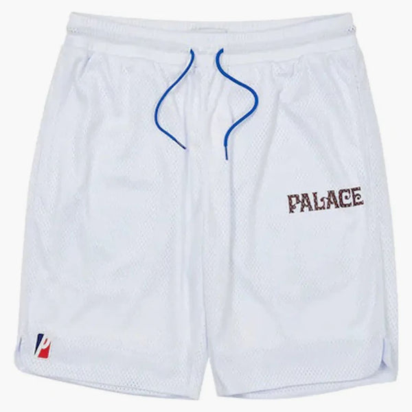 Palace Mesh Practice Shorts White