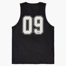 Chaleco fronterizo de reverso de malla de palacio negro