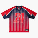 Palace Meshy Stripe Jersey Red/Navy