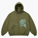 Palace Misa Zip Hood el verde profundo