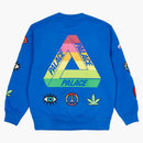 Palace Mixed Media Bitmap Crew Blue