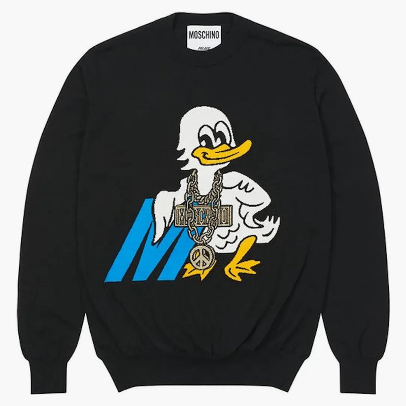 Palác Moschino pletený jumper černá