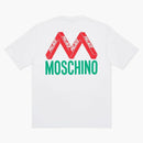 Tričko s moschino palácem bílé