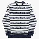 Palace Multi Lingual Crew Navy/White