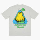Palace no cheese no egg t-shirt gray marl
