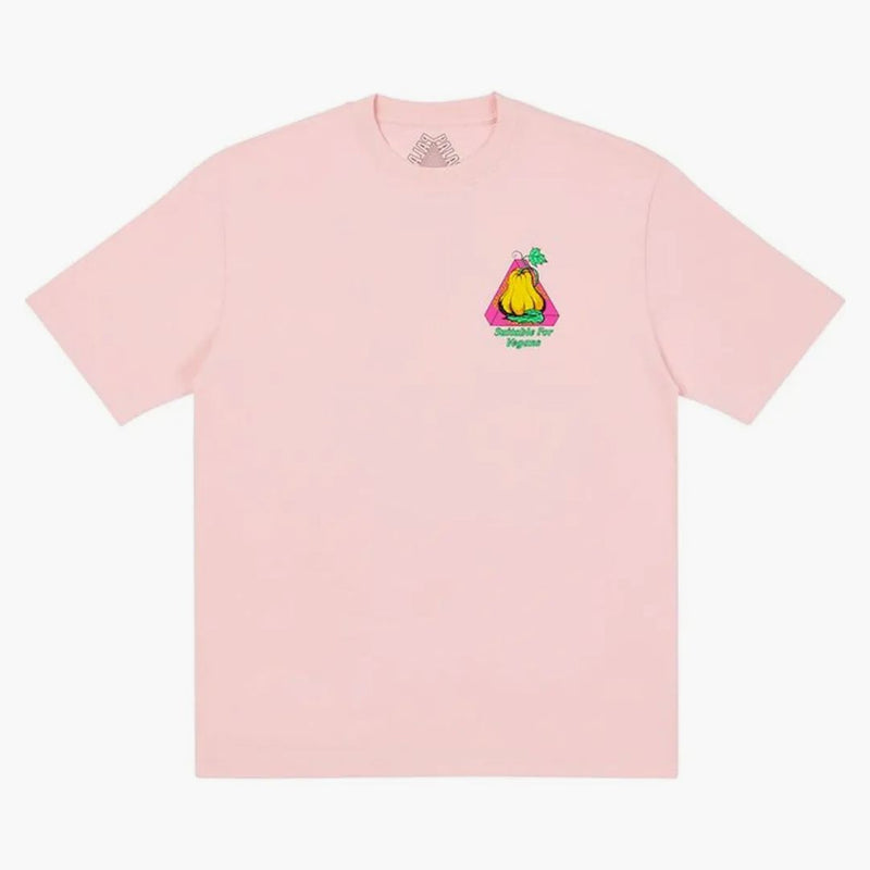 Palacio sin queso sin camiseta de huevo rosa