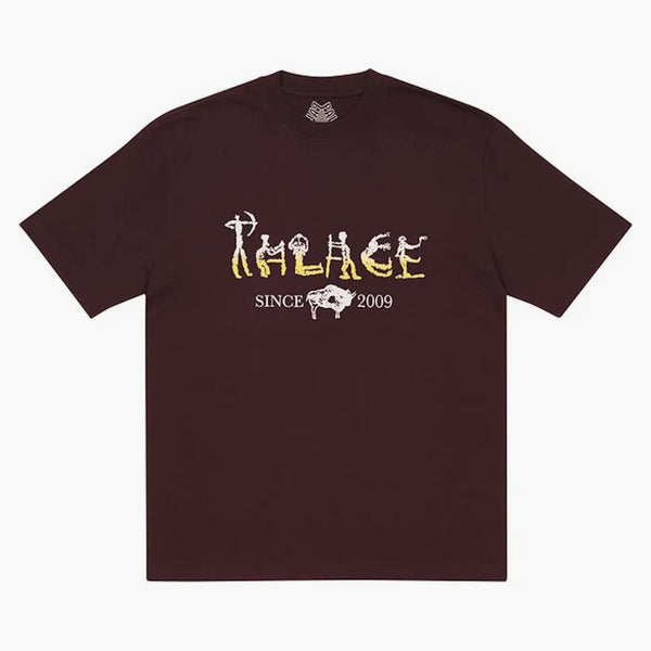 Palace No Electricity T-Shirt Burgundy