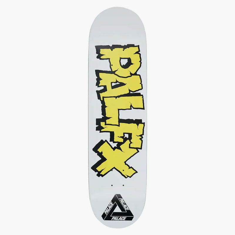 Palace No FX 8.375 Skateboard Deck White