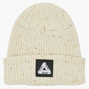 Palace Nepped Tri-Ferg Patch beanie off-White