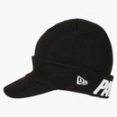 Palace New Era Peak Beanie Black