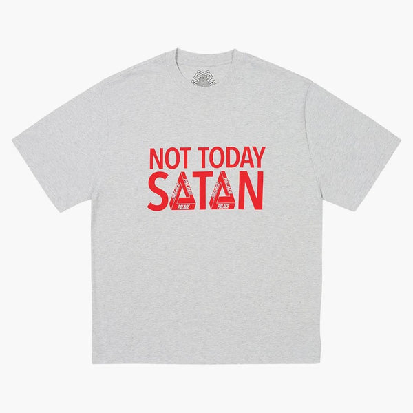 Palace not Today T-shirt Gray Marl