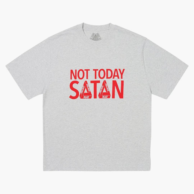 Palace not Today T-shirt Gray Marl