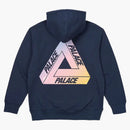 Palace Ombre Tri-Ferg Hood Navy
