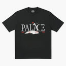 T-shirt dello spazio esterno del palazzo nero