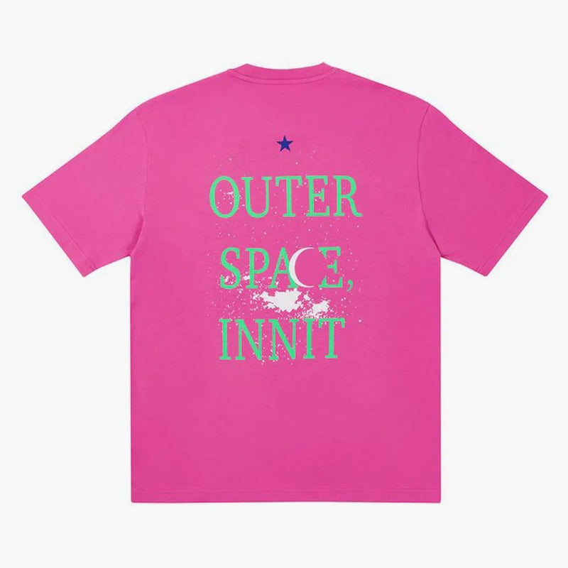 Palats yttre rymden t-shirt rosa