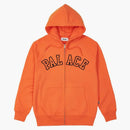 Obrys paláce obrys arch zip kapuce tygr oranžový