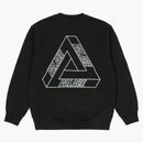 Palace Outliner Mit Designer Crew Black
