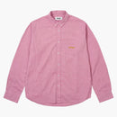 Palace Oxford Shirt (ss25) Burgundy