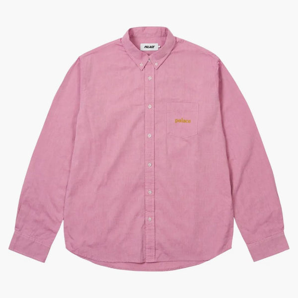 Palace Oxford Shirt (ss25) Burgundy