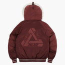 Palace P-2b Short Parka (FW21) Burgundy
