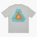 Palace P3 nakna tider t-shirt grå marl